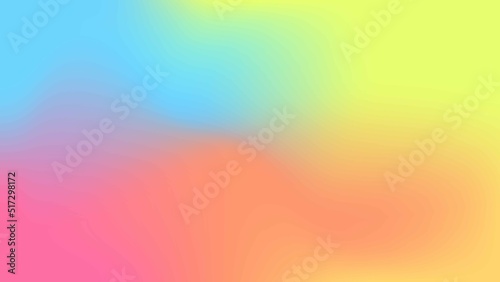 Rainbow gradient background. Abstract blur texture. Vector illustration.