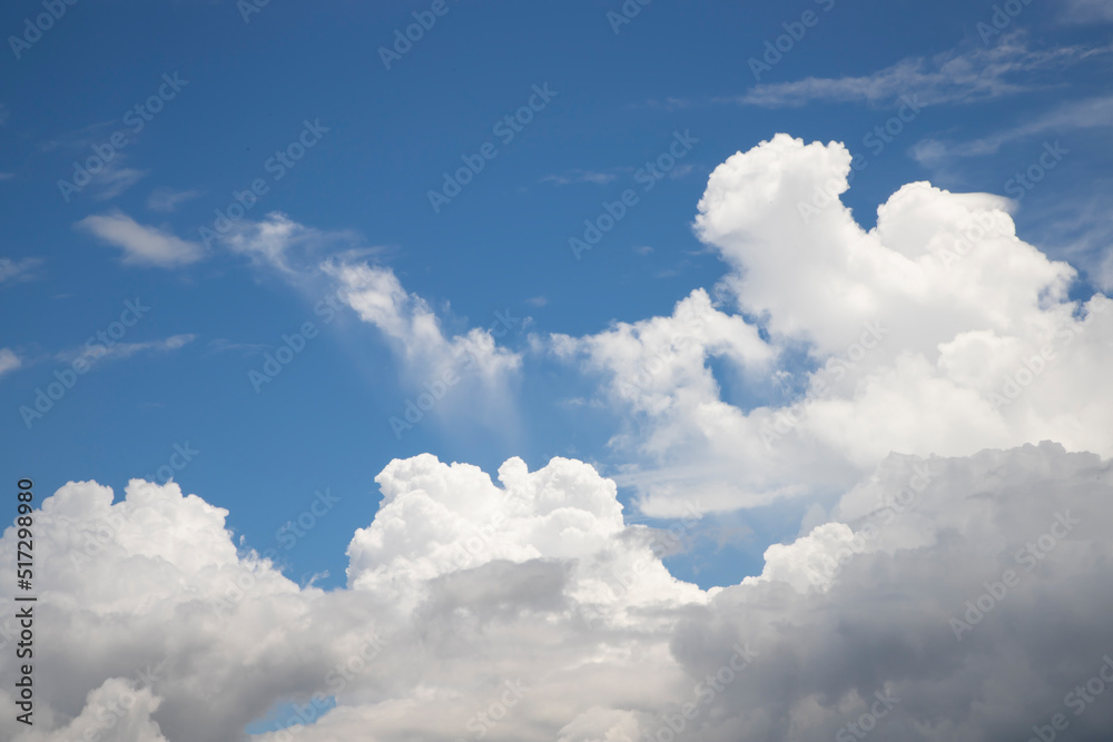 Beautiful Blue Sky With White Cloud Natural background view Beautiful Blue Sky With White Cloud Natural background view
