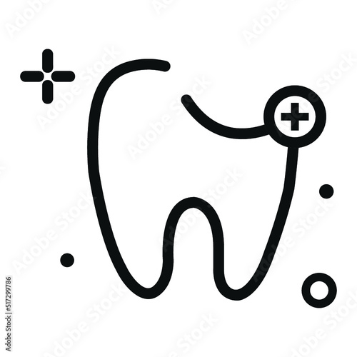 Cross, dental, dentist, tooth icon