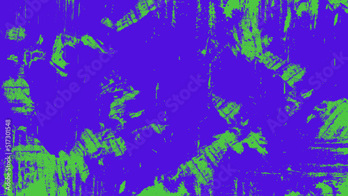 Abstract Purple Chaos Grunge Texture In Green Background