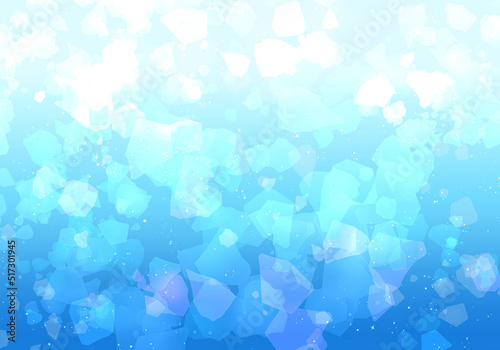  	かき氷のような淡くて美しい背景素材03（水色・青・白）