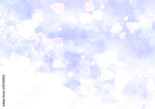 かき氷のような淡くて美しい背景素材06（紫・青・ピンク）