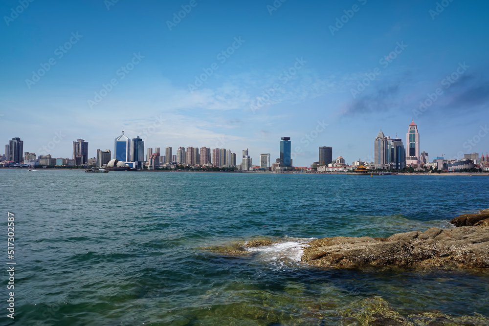 Fototapeta premium China Qingdao city architectural landscape