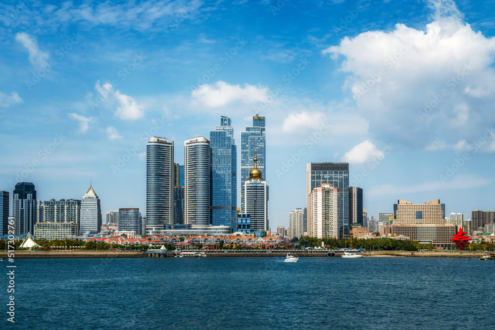 China Qingdao city architectural landscape China Qingdao city architectural landscape
