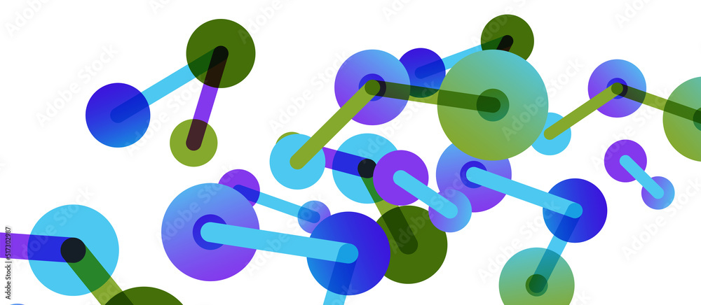 Abstract background. Round dots connected by lines. Trendy techno business template for wallpaper, banner, background or landing Abstract background. Round dots connected by lines. Trendy techno business template for wallpaper, banner, background or landing