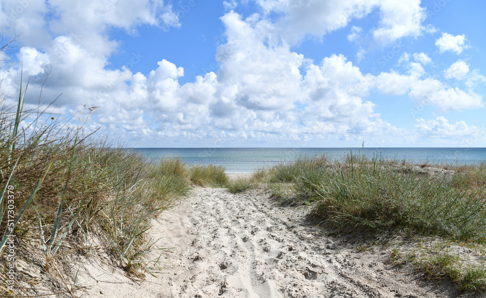 Weg zum Ostseestrand