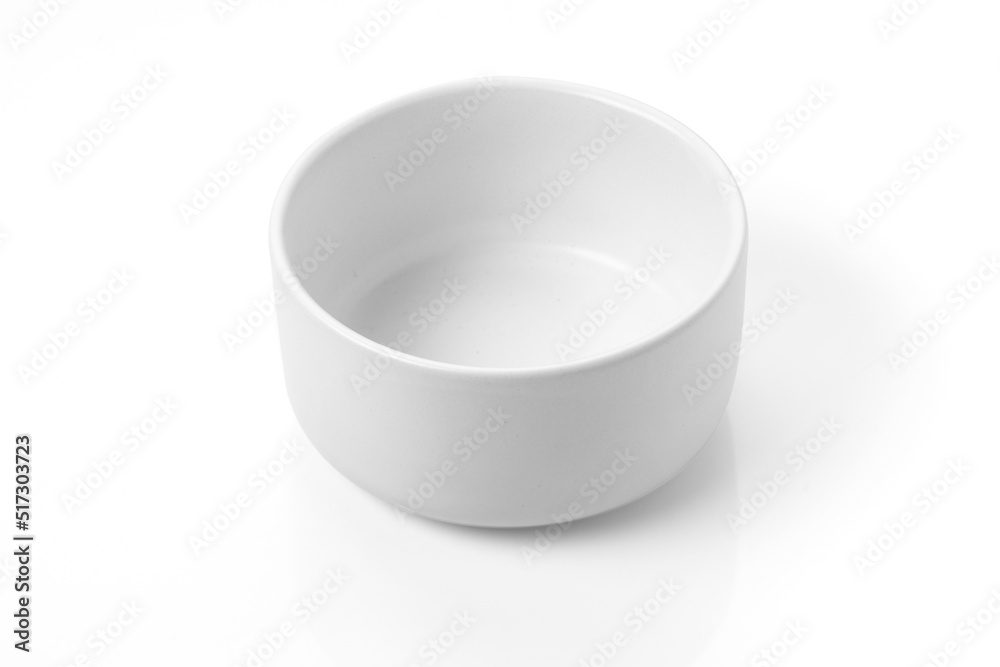 empty white plate ceramic on white background with path empty white plate ceramic on white background with path