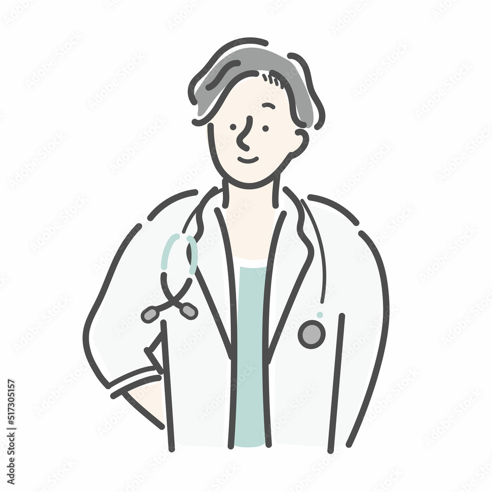 医師　女医　白衣を着た女性