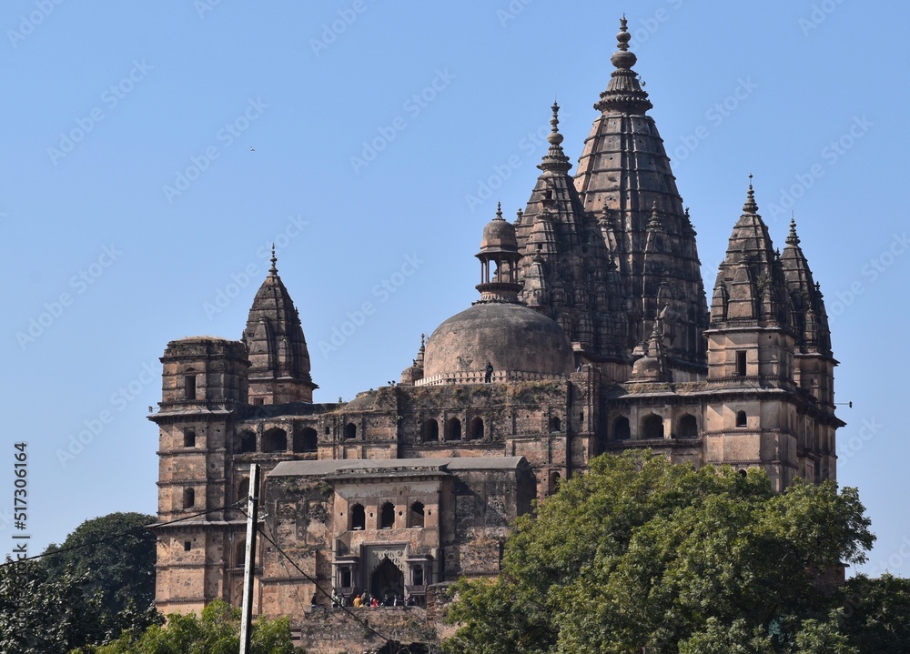 Chaturbhuj Temple dedicated to the lord Vishnu, built in 16th century by the King of Bundela ‘Madhukar’