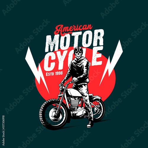 Fototapeta motorcycle artwork