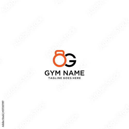 OG Initial Logo for Gym Fitness