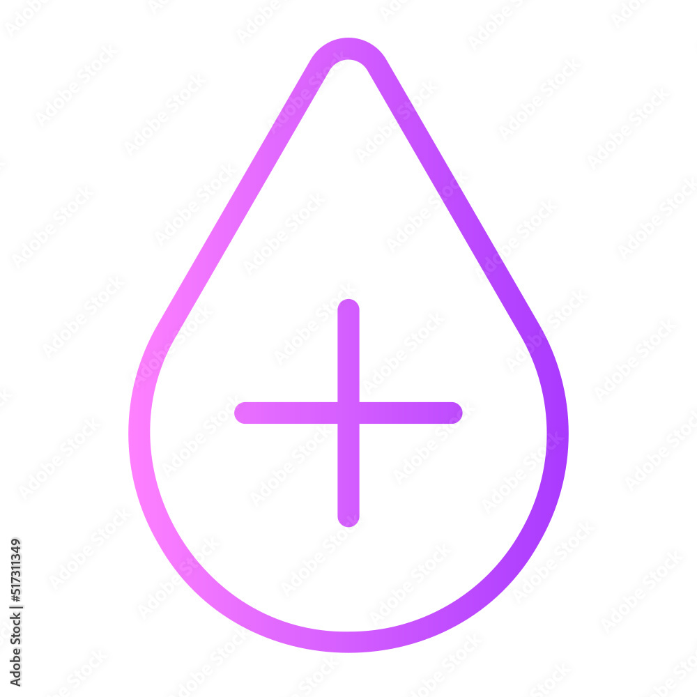 Obraz premium blood gradient icon