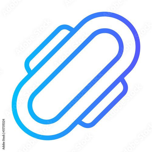 sanitary napkin gradient icon