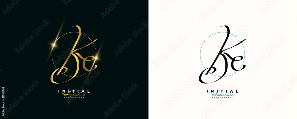 KC Initial Signature Logo Design with Elegant and Minimalist Gold Handwriting Style. Initial K and C Logo Design for Wedding, Fashion, Jewelry, Boutique and Business Brand Identity KC Initial Signature Logo Design with Elegant and Minimalist Gold Handwriting Style. Initial K and C Logo Design for Wedding, Fashion, Jewelry, Boutique and Business Brand Identity
