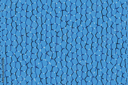 Blue Mosaic Banner Background
