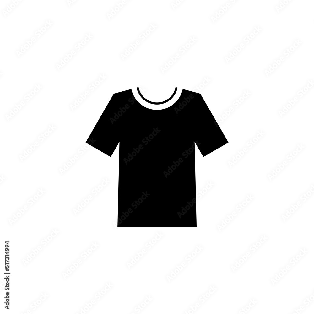 Naklejka premium T shirt icon isolated on white background