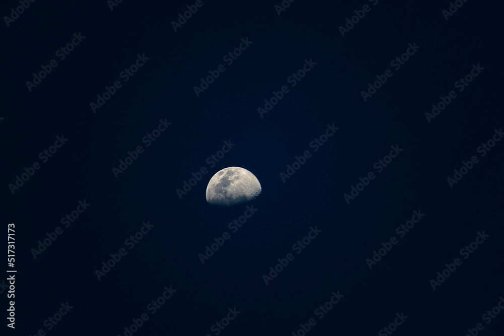 Moon lunar phase on 12th march 2022 from Kolkata, India Moon lunar phase on 12th march 2022 from Kolkata, India