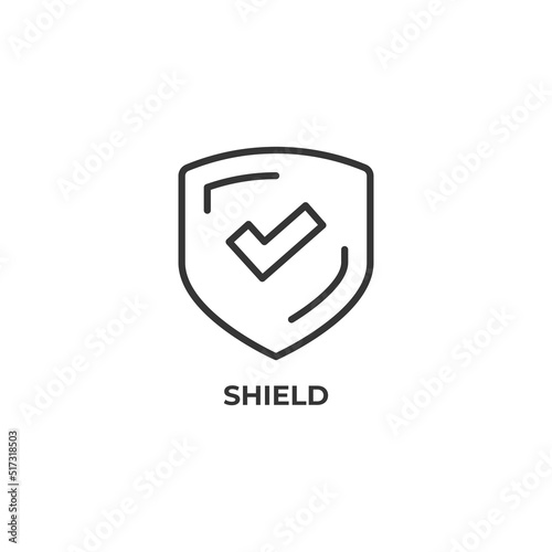 Free Download shield line icon. linear style sign for mobile concept and web design. Outline vector icon. Symbol, logo illustration. Vector graphics - GFXLoad