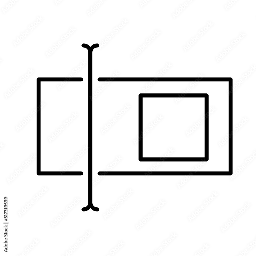 letter line icon letter line icon