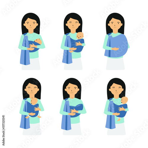 Six Position Baby Carrier Instructions