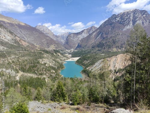 Lago del Vajont - Erto - Monte Toc - Valle del Vajont