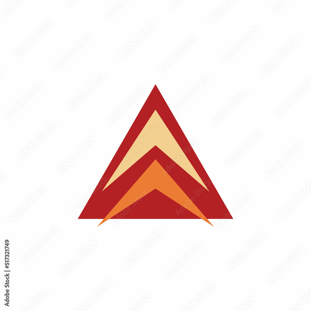 triangle arrow group line logo design triangle arrow group line logo design