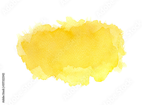 yellow watercolor.
