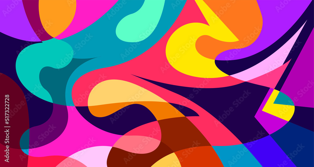 Abstract liquid shape. Fluid geometric design. Isolated gradient waves with geometric lines, dots, batik Indonesia pattern. Vector illustration.