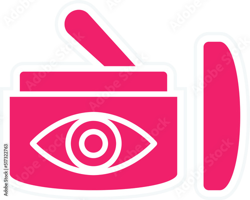 Eye Cream Icon Style