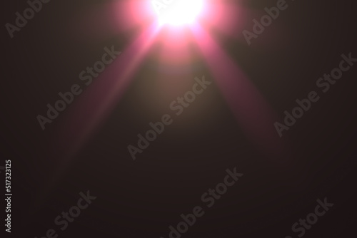abstract of sun with flare....