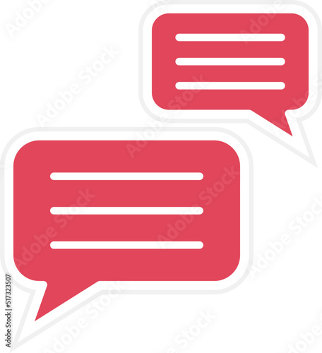 Bubble Chat Icon Style