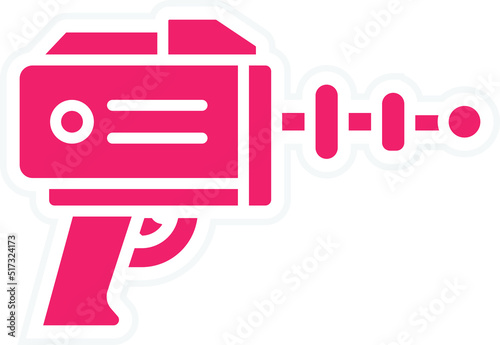 Laser Battle Icon Style