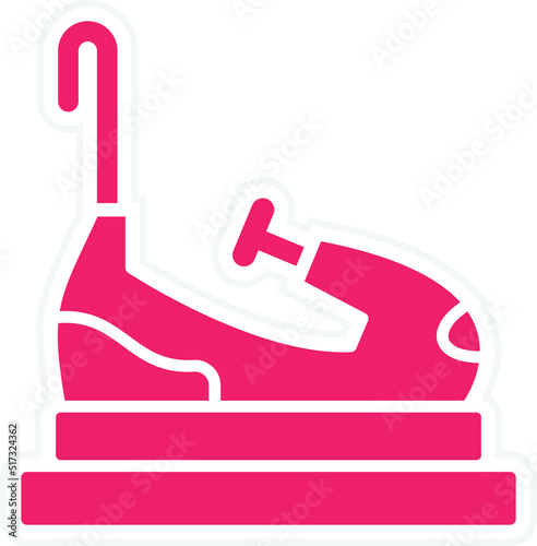 Bumper Cars Icon Style