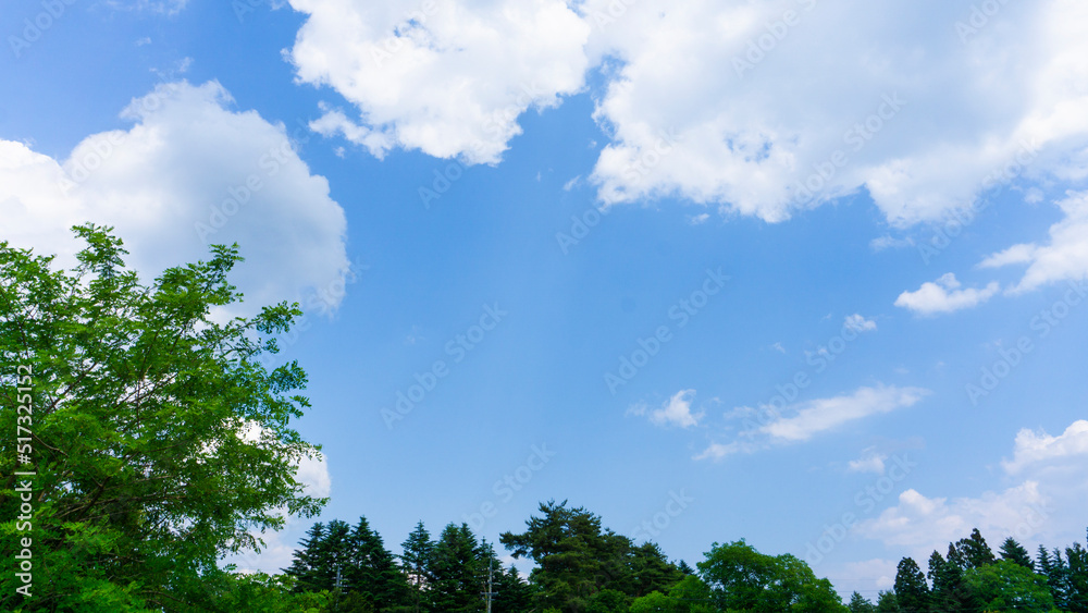 青空と雲