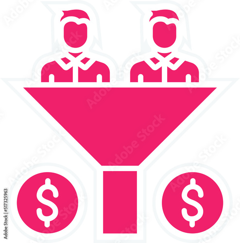 Sales Funnel Icon Style