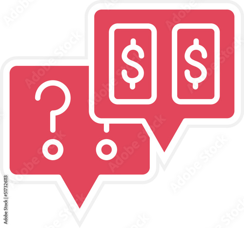 Asking Price Icon Style