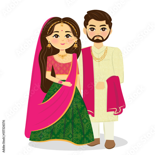 Indian wedding couple