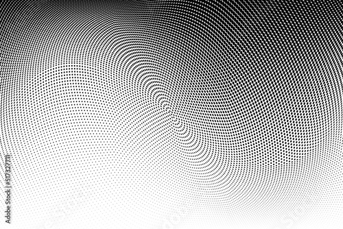 Light gradient halftone dots grunge wide background 