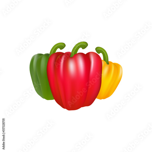 red and yellow bell peppers