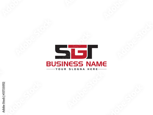 Monogram SGT Logo Icon, Colorful SG s g t Logo Letter Vector Image With Three Alphabet Letter Business Symbol For You