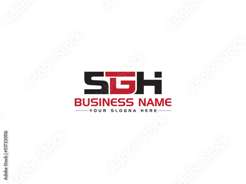 Monogram SGH Logo Icon, Colorful SG s g h Logo Letter Vector Image With Three Alphabet Letter Business Symbol For You photo