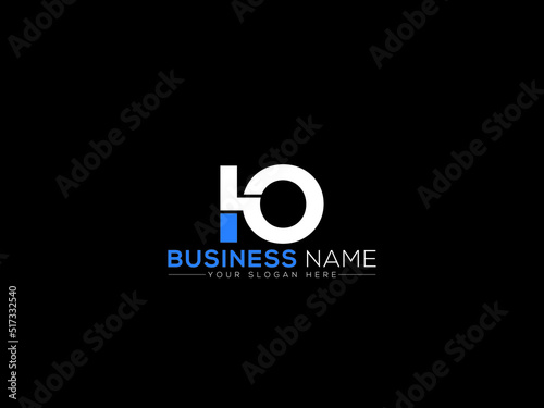 Modern IO Logo Letter Vector, Creative Io oi Logo Icon Vector Art With Colorful Bold Letter Image Design