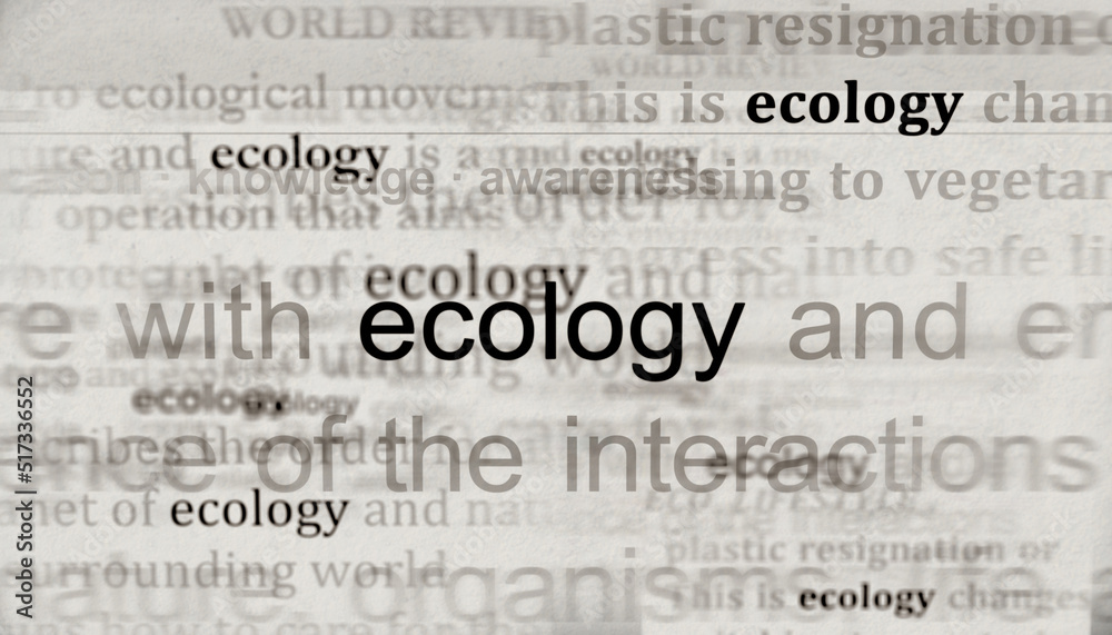 Headline titles media with Ecology and environment 3d illustration Headline titles media with Ecology and environment 3d illustration