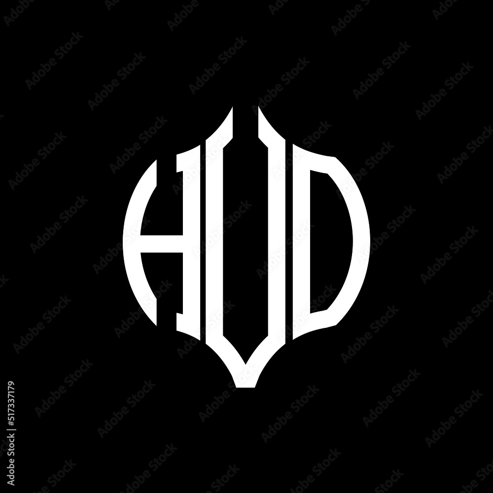 HVO letter logo. HVO best black background vector image. HVO Monogram ...