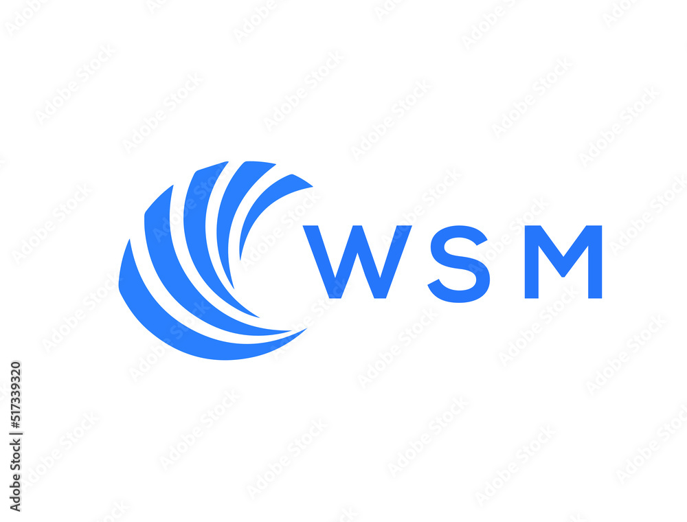 WSM Flat accounting logo design on white background. WSM creative initials Growth graph letter logo concept. WSM business finance logo design.
WSM Flat accounting logo design on white background. WSM creative initials Growth graph letter logo concept. WSM business finance logo design.