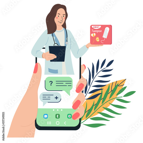 Sex Education Flat Illustration