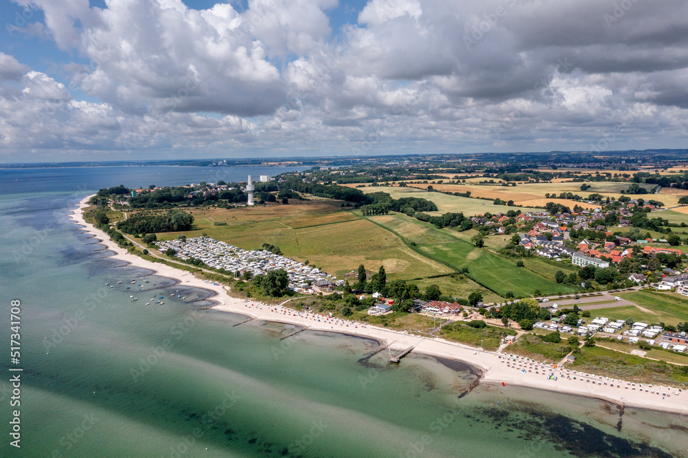Φωτογραφία Horchturm bei Pelzerhaken, Alter Fernmeldeturm, Blick auf die Ostseeküste, Campi