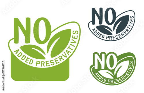 No Added Preservatives eco-friendly badge