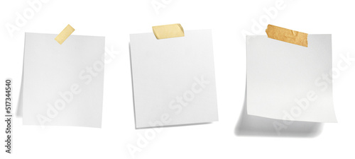 paper message note reminder blank background office business white empty page label adhesive tape