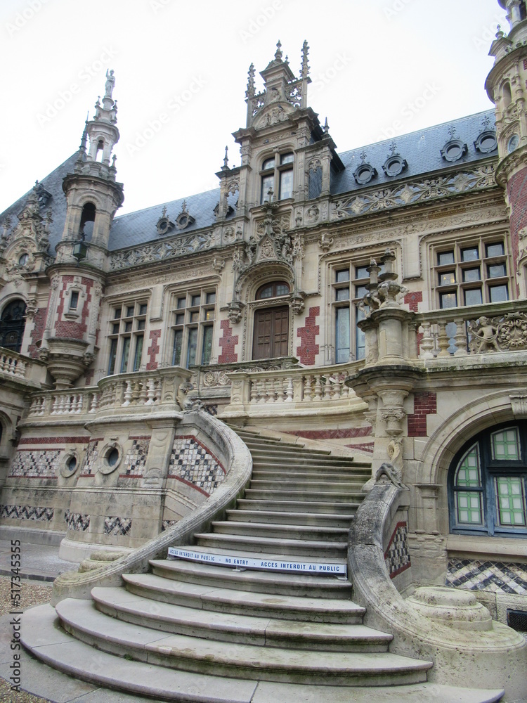 Fototapeta premium Palais Bénédictine - Benediktinerpalast in Fecamp
